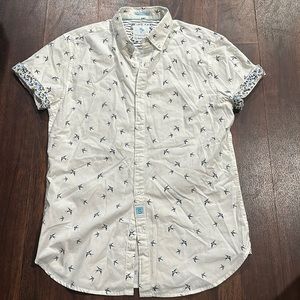 Denim & Flower dress shirt, size S